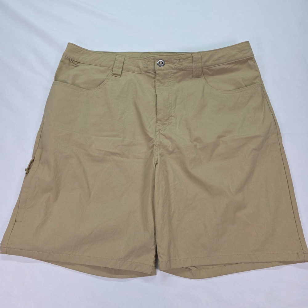 Patagonia Quandary Shorts Mens 36 Tan Khaki‎ Hiking Trekking Outdoor Cargo 8in
